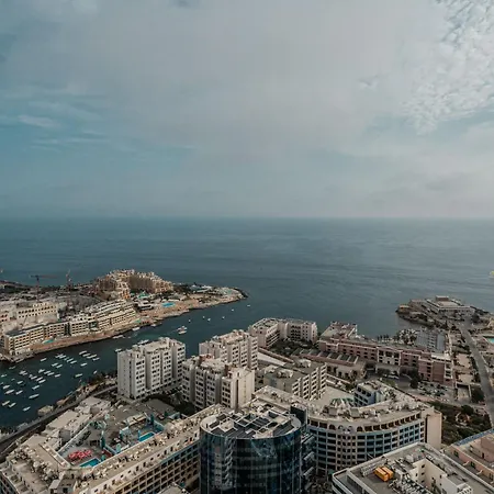 Luxury With Common Skypool In The Prestigious Mercury Tower By Sf Homes Apartment Saint Julian's